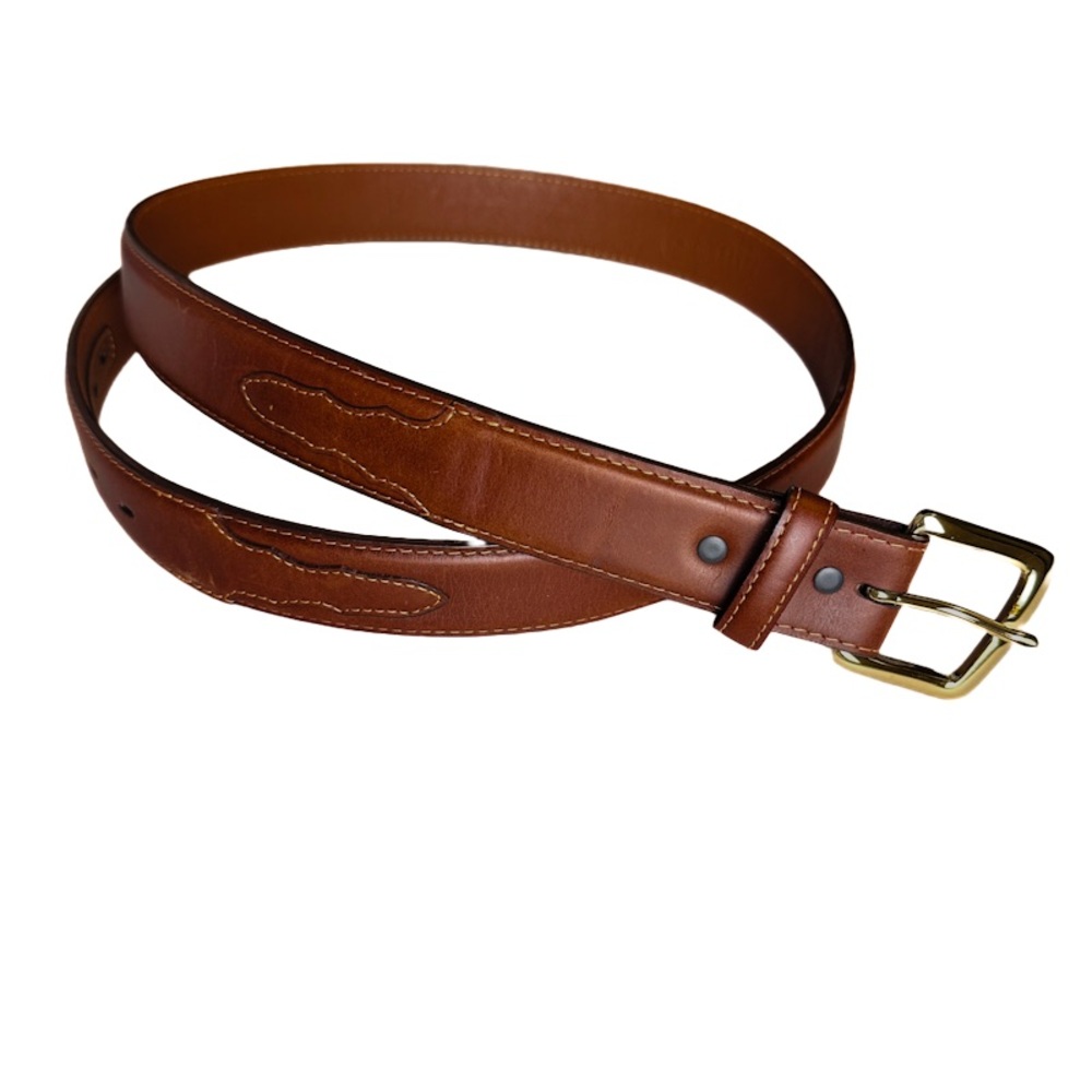 3D Company Leather Mens Western Overlay Style Belt Size 46 XL